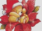 Schema punto croce: Orsetto nella stella