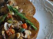 Scaloppine seitan funghi verdure