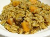 Risotto cremoso zucca, castagne profumo rosmarino