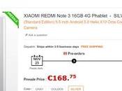 Xiaomi Redmi Note disponibile Gearbest partire euro