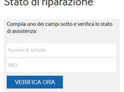 Telefono Samsung come conoscere Stato riparazione