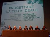 VIGEVANO (pv). Teatro gremito convegno Confindustria sull'ingresso Vigevano nella Città metropolitana milanese.