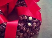 Ghirlande riso soffiato cioccolato Natale handmade glutenfree