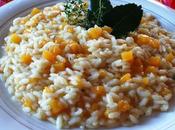 Risotto alla zucca, timo profumo d'alloro