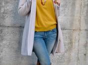 Outfit: mustard sweater skinny jeans come abbinare color senape