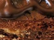 Boston Brownies alla moda Mammazan topping cioccolato all'aceto balsamico