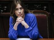 Italy's Minister Constitutional Reforms Parliamentary Relations Maria Elena Boschi attends confidence vote lower house parliament Rome February 2014. Prime Matteo Renzi first parliament...