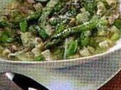 Zuppetta tiepida piselli asparagi