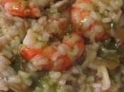 Risotto carciofi gamberi