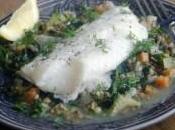 Insalata calda lenticchie merluzzo