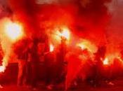 (VIDEO)Malmo fans pyroshow passion trainning, Sweden