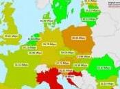 mappa della velocità Internet nell’Unione Europea