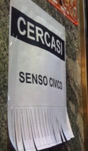 #Buccinasco: A.A.A. SENSO CIVICO CERCASI URGENTEMENTE. ASTENERSI PERDI TEMPO.