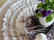 Decorazioni Pasqua: uova, violette fantasia!