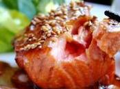 Salmone salsa teriyaki