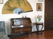 Bureau Ribaltina Stile 1700 Radica Naturale Legno Massiccio