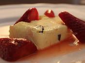Semifreddo formaggio fragole fresche