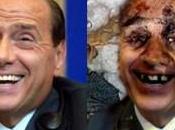 schifo! Cavaliere taroccato come Laden. web: dopo Laden tocca Berlusconi»