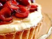 Crostata crema chantilly ciliegie