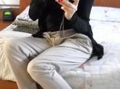 Beige pants...