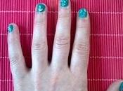 “Nail art” stamping verde