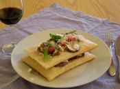 Millefoglie Melanzane,ricotta Forte Pomodori appassiti