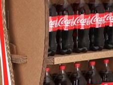 Visual merchandising: espositori della Coca Cola diventano "green"