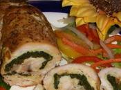 Rotolo tacchino frittatina spinaci