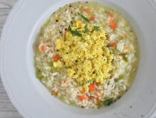 Risotto limone mimosa d’uovo