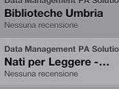 Biblioteche umbre portata smartphone tablet