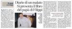Casale Monferrato, Diario malato presenta libro papà Filippi.