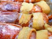 Gamberoni Crosta ceci mais Salsa Soia