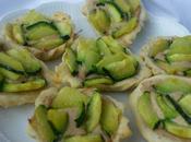 Crostatine salate tonno zucchine