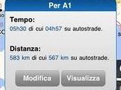 Calcola l'itinerario l'app ViaMichelin Mobile.