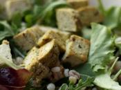 Insalata cereali tofu basilico