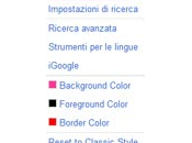 Come cambiare stile della home page Google Light Navbar