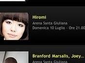 L'app Umbria Jazz iPhone iPad vers 1.0.1.