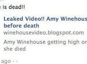 Facebook Attenzione finti video Winehouse!