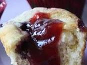 Muffins fatti albumi marmellata fragole cannella