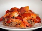 Cous-cous integrale gamberi salto bottarga muggine