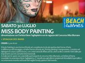 Miss Body Painting- Painting beach BluMare eventi Lido Venezia