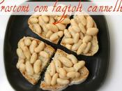 Bruschette fagioli cannellini freschi