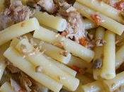 Penne: tonno, pomodorino olive