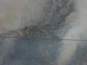 Arcuentu brucia. fronte fuoco arrende