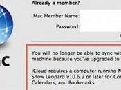 Apple,Snow Leopard v10.6.9 supporto icloud?