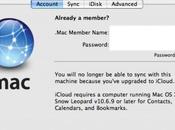 Supporto iCloud Snow Leopard Forse relase 10.6.9