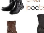 Shopping biker boots