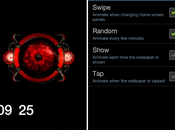 Live wallpaper Sfondo animato Android Droid Bionic “red eye” Bellissimo perdere!