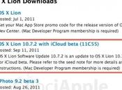 Apple rilascia Lion 10.7.2 11C55 sviluppatori completo supporto iCloud