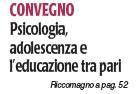 Psicologia, adolescenza l'educazione pari